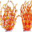 Plantas plásticas acuario decoración 23.6pulg 2uds