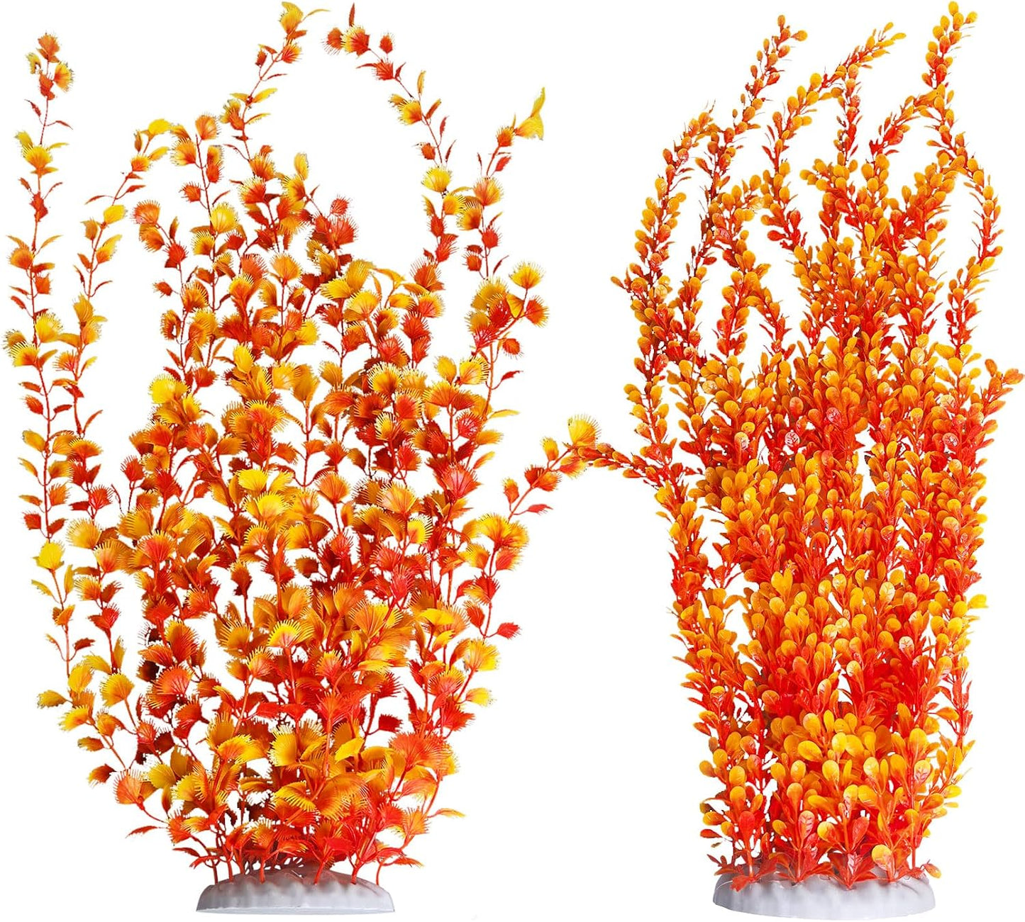 Plantas plásticas acuario decoración 23.6pulg 2uds