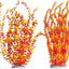 Plantas plásticas acuario decoración 23.6pulg 2uds