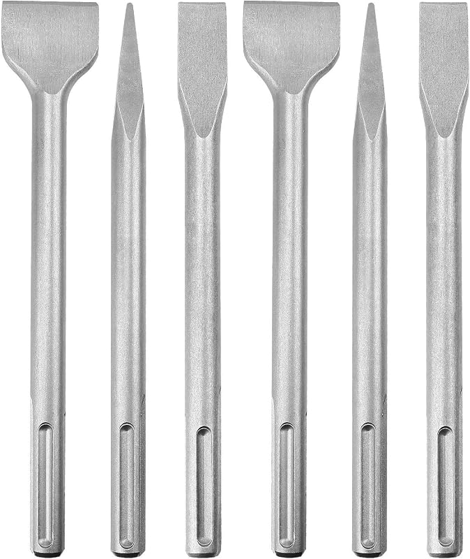 Set 6 Brocas SDS Max para Concreto con Cinceles