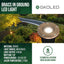 Luz LED suelo exterior 12V MR16 IP67 5W 2700K