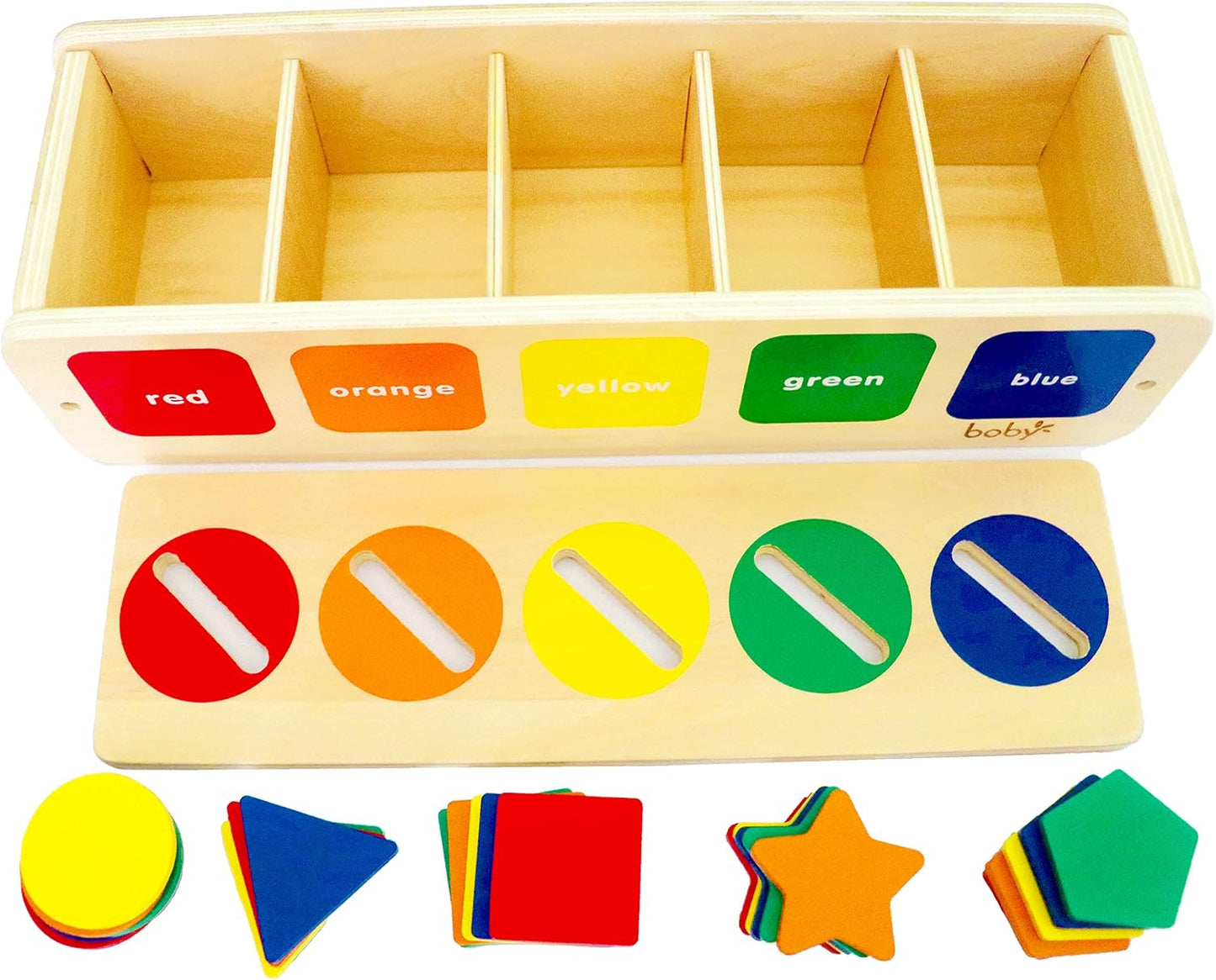 Caja clasificar colores formas bebé 1-3 años