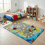 Alfombra juego educativo puerto azul amarillo 55x26pulg