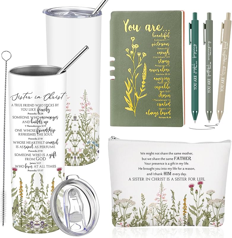 Set 6 pzas para hermana en Cristo mujer regalo religioso