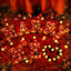 Letras iluminadas luz nocturna pétalos rosa velas led