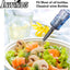 Pack 20 Vertedores Acero Inox Negro Mate con Tapas y Soporte