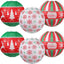 6 Linternas papel Navidad rojas verdes blancas decoración hogar
