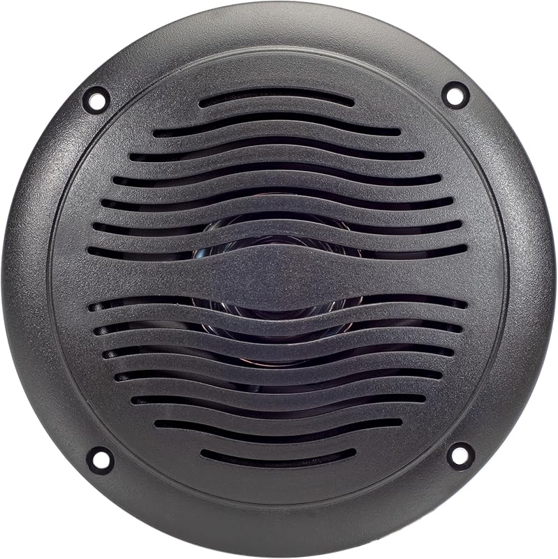 Altavoces exteriores 5pulg doble cono 25W comp marinas RV negro