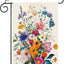 Bandera jardín 12x18pulg doble cara decoración floral