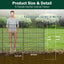 5 Paneles Valla Perros 40" x 12ft Alambre Metal Resistente