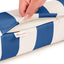 Rodillo cuello con cremallera Sunbrella 2 Pzas Blanco/Azul
