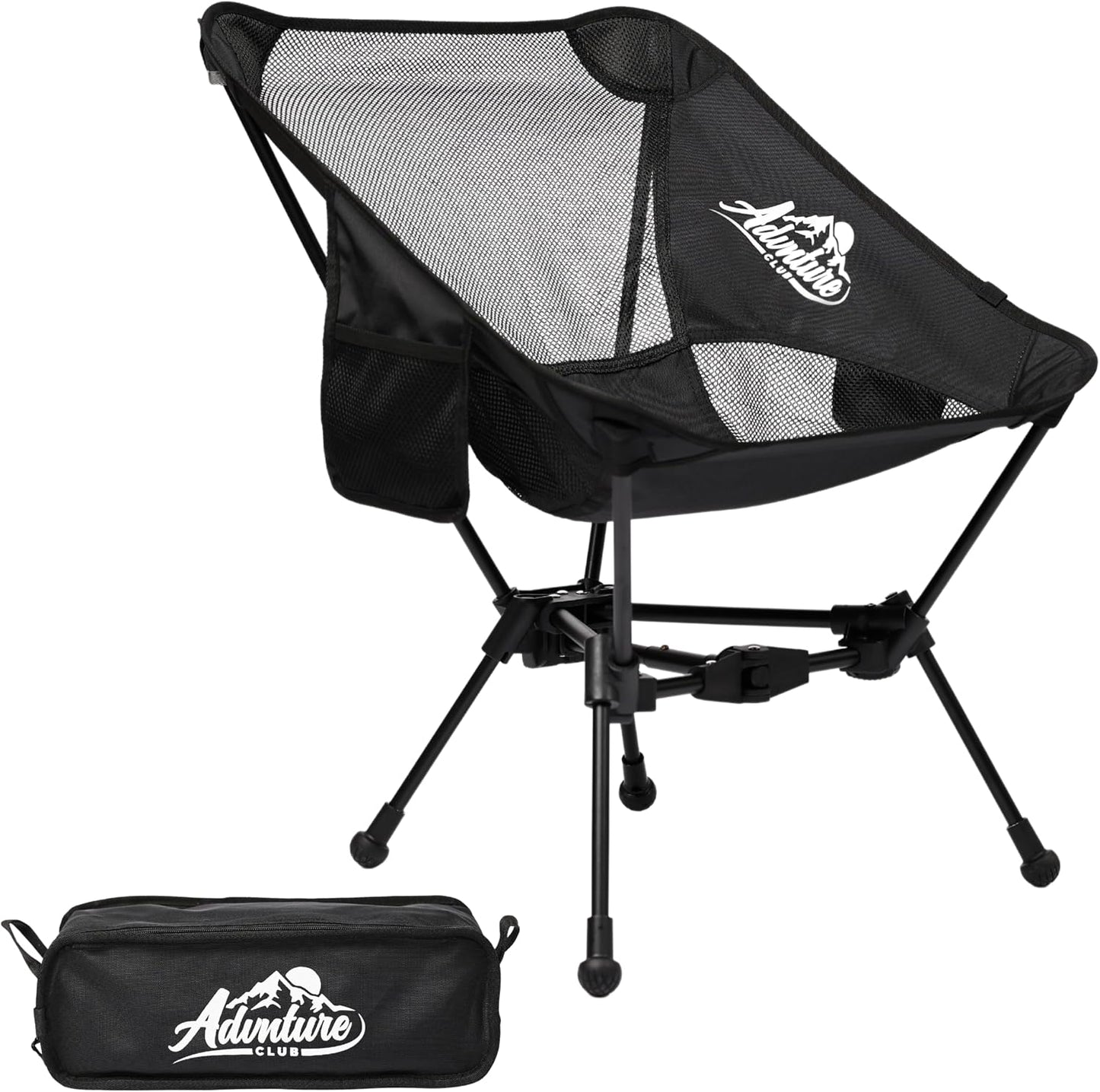 Silla camping portátil ligera plegable 330lb