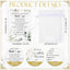25 Set Regalo Boda Vasos Acero Inox Tarjetas Organza