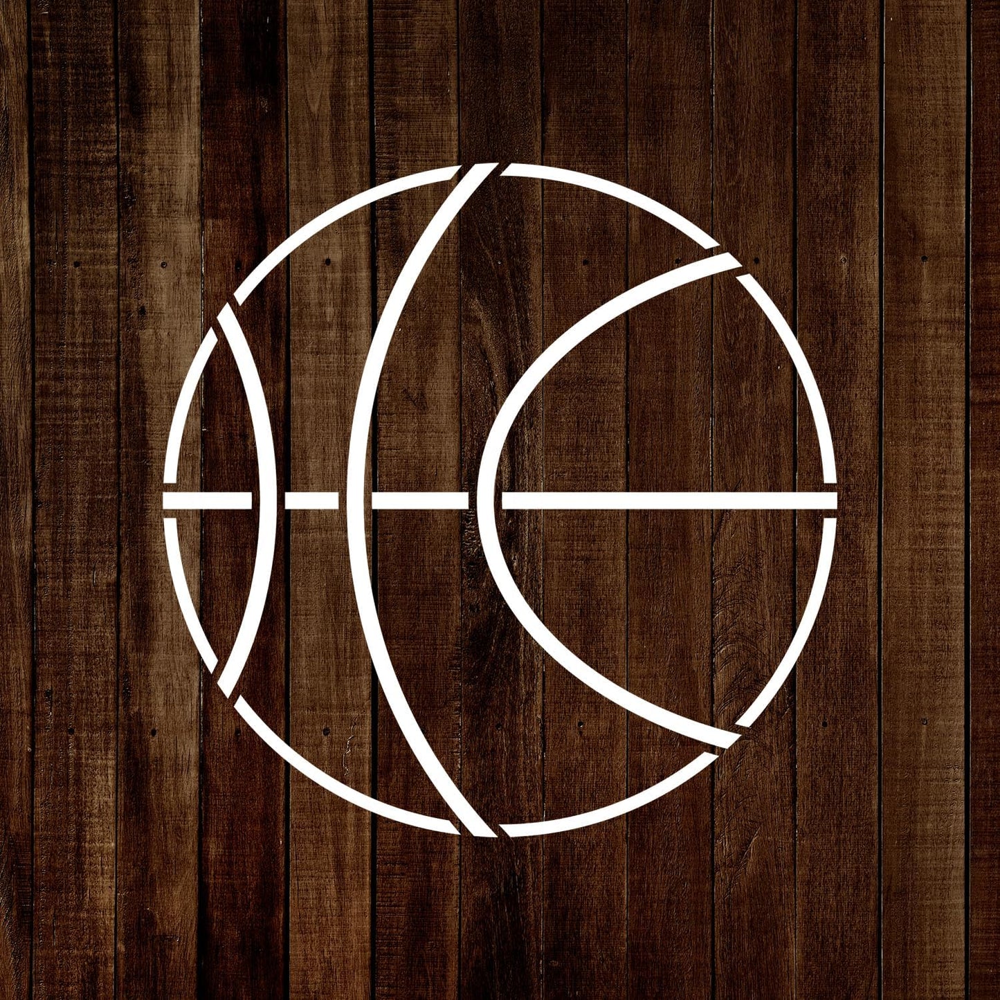 Plantilla baloncesto 6" reutiliz. decoración
