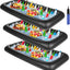 3 Barras Inflables 52x24x5pulg Con Bandeja Bebidas Negro