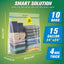 Bolsas almacenamiento 15gal transparentes resellables