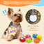 Juguetes chirriantes goma natural para perros 6 pzas