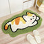 Tapete baño gato 20x31" antiderrap suave lavable