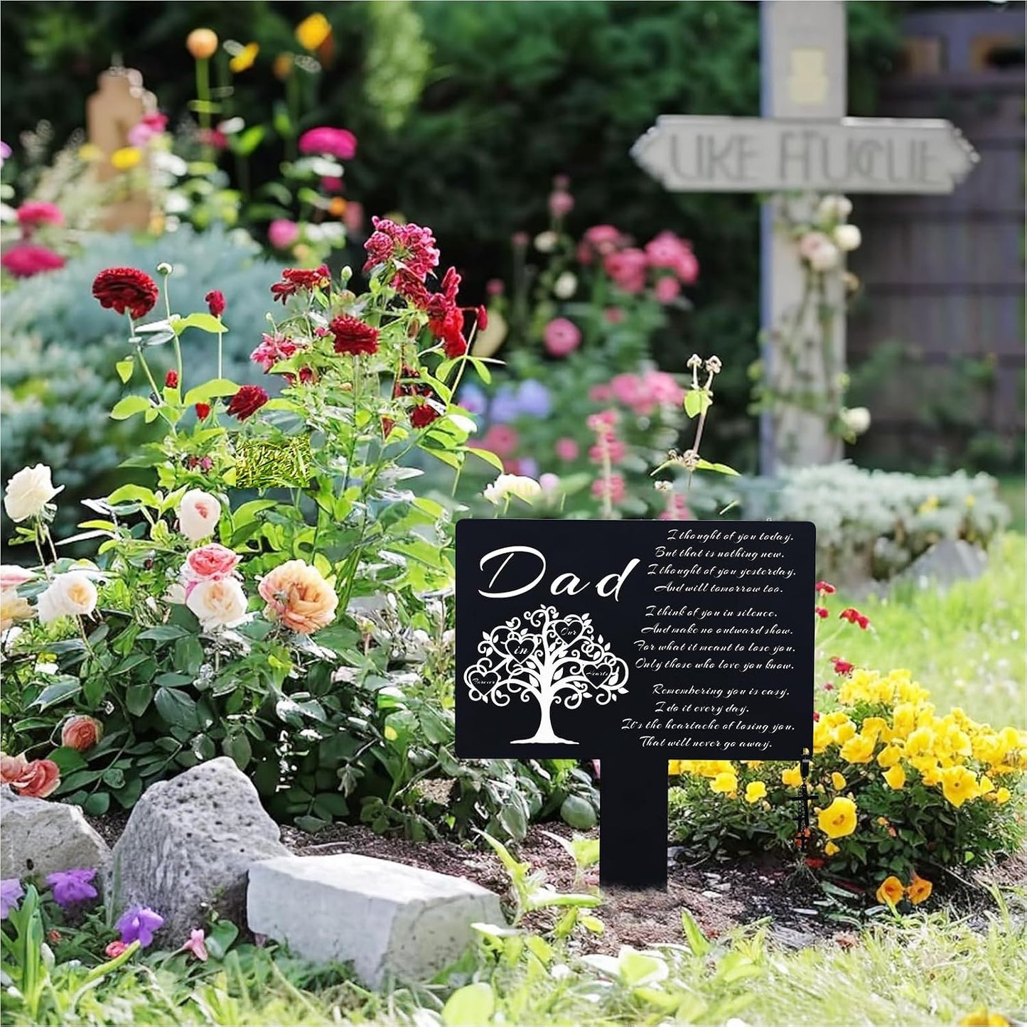 Placas conmemorativas metal impermeables para tumbas