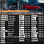Funda volante Chevy 14.5-15" cubierta línea negra