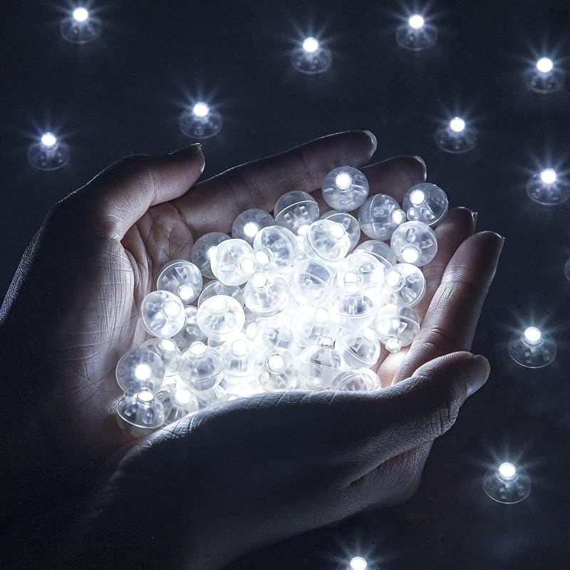 100 Luces LED Bola para Globo Látex Fiesta Navidad Halloween