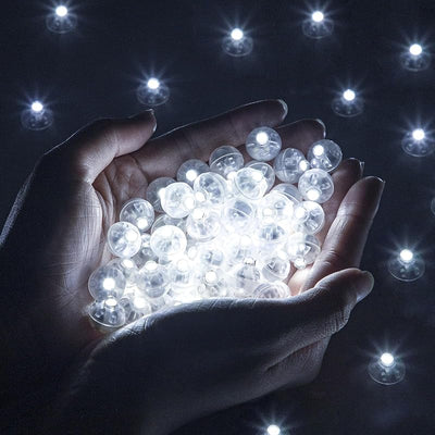 100 Luces LED Bola para Globo Látex Fiesta Navidad Halloween