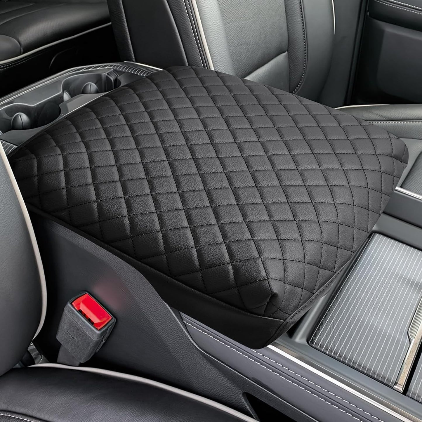 Funda consola central Ram2025 cuero reposabrazos coche
