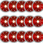 Hoja sierra diamante 4.5" para amoladora 15uds rojo