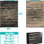 Alfombra exterior 6x9ft impermeable reversible patios