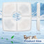 Repuesto filtro agua gato 12 pzas comp 84oz cuadrado 3 sistemas