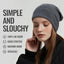 Gorro lana merino unisex con puño para clima frío