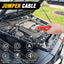 Kit emergencia coche con cables de arranque y linterna