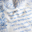 Paño cocina cristiano floral azul 20x24pulg regalo fe