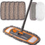 Trapeador polvo 7 almohadillas mopa extensible 55pulg