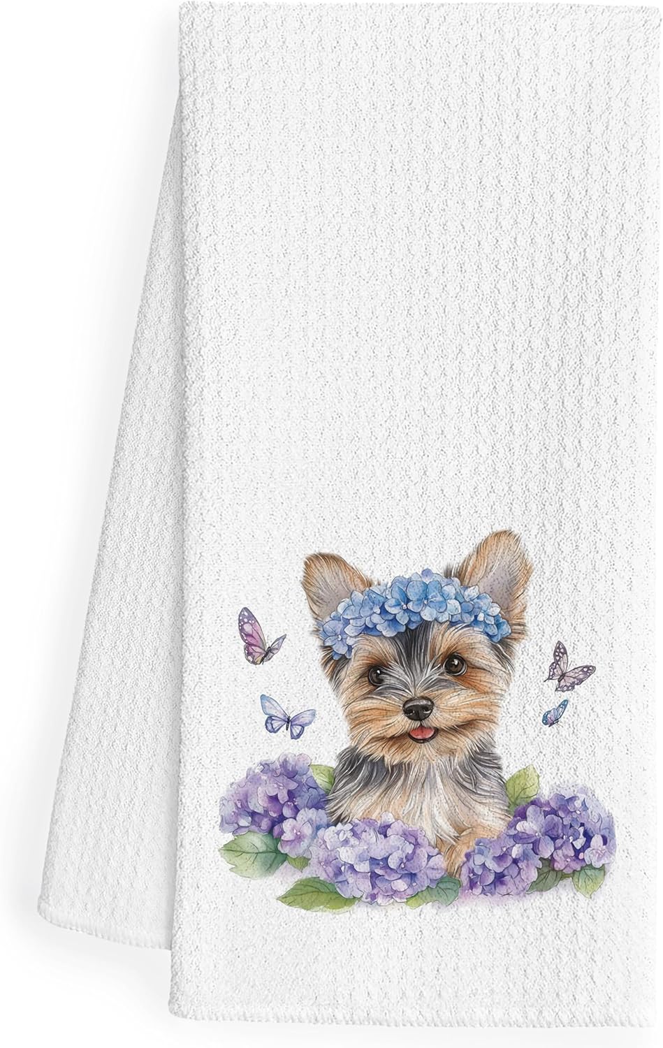 Toalla de cocina decorativa para mujer amante de perros 16x24