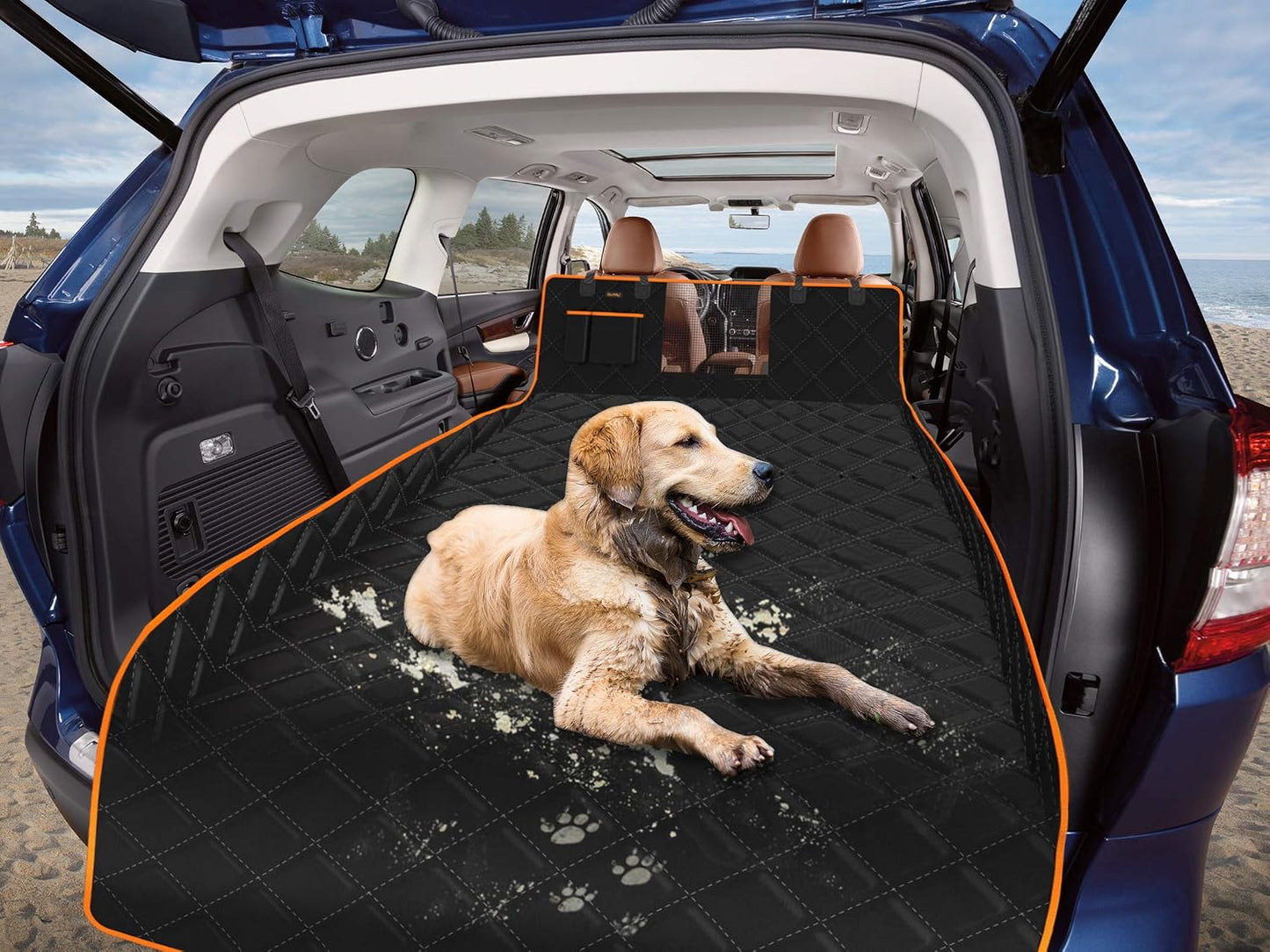Forro carga perro SUV impermeable con solapa parachoques