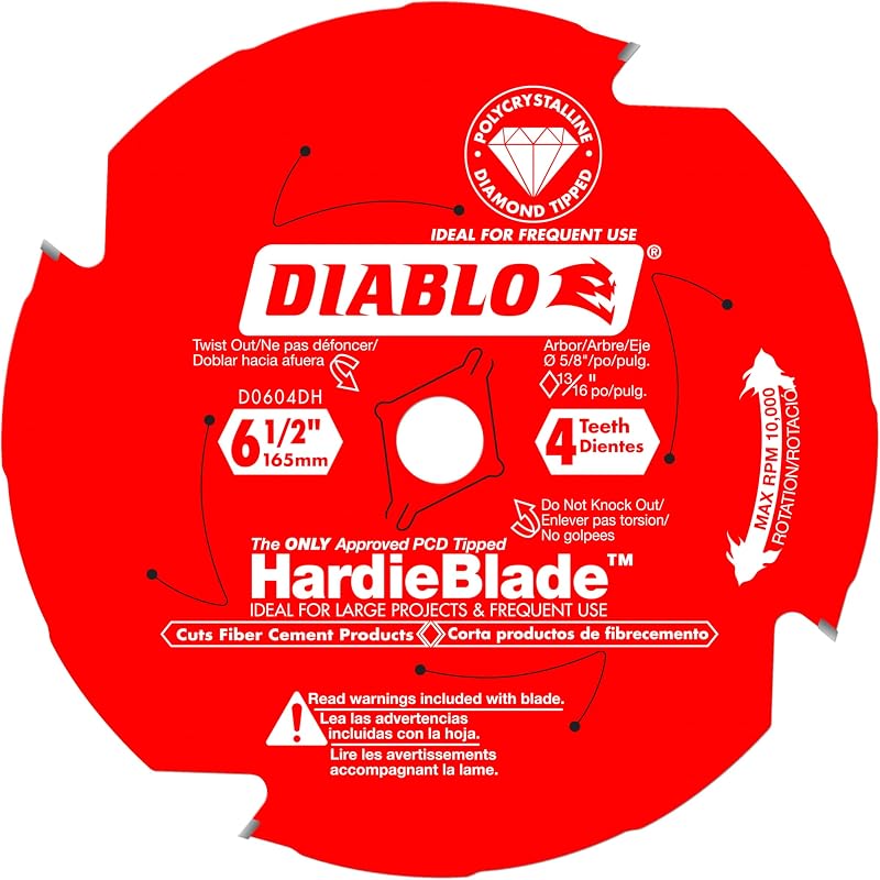 Herramienta de corte cemento fibra 6-1/2" 4 dientes TCG