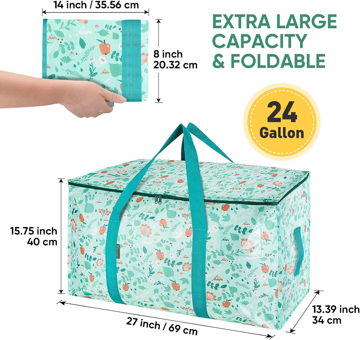 4 Pzas Bolsas Mudanza Grande con Asas Reforzadas
