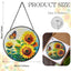 Atrapasoles girasoles panel cristal 7.8pulg decoración