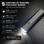 Linterna plana recargable 1500lúmenes IPX7 camping