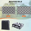 Alfombra plástico reversible exterior 4x6ft impermeable