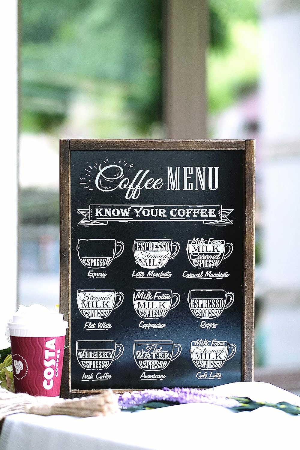 Cartel café Know Your Coffee Bar 12x18pulg
