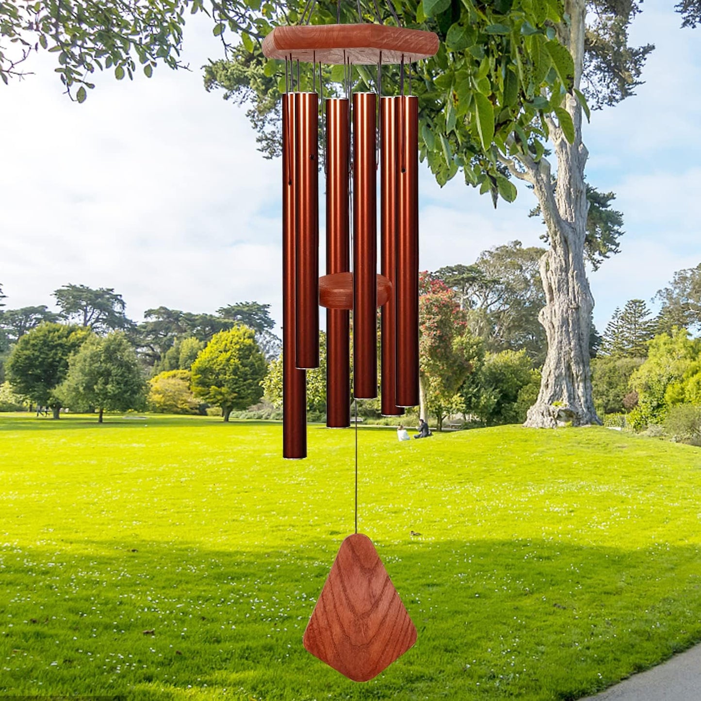 Campanillas de viento para exterior con 6 tubos bodas y