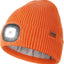 Gorro LED recargable USB con forro polar para hombres
