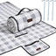 Manta Picnic Gingham Impermeable 80x60pulg Extra Grande