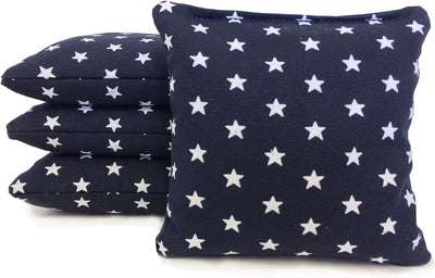 8 bolsas cornhole estrellas y rayas hechas a mano