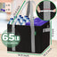 Bolsas compras reutiliz. 3 pzas resistentes 65lb plegables