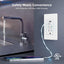 Salida GFCI con puertos USB 24 W certificada