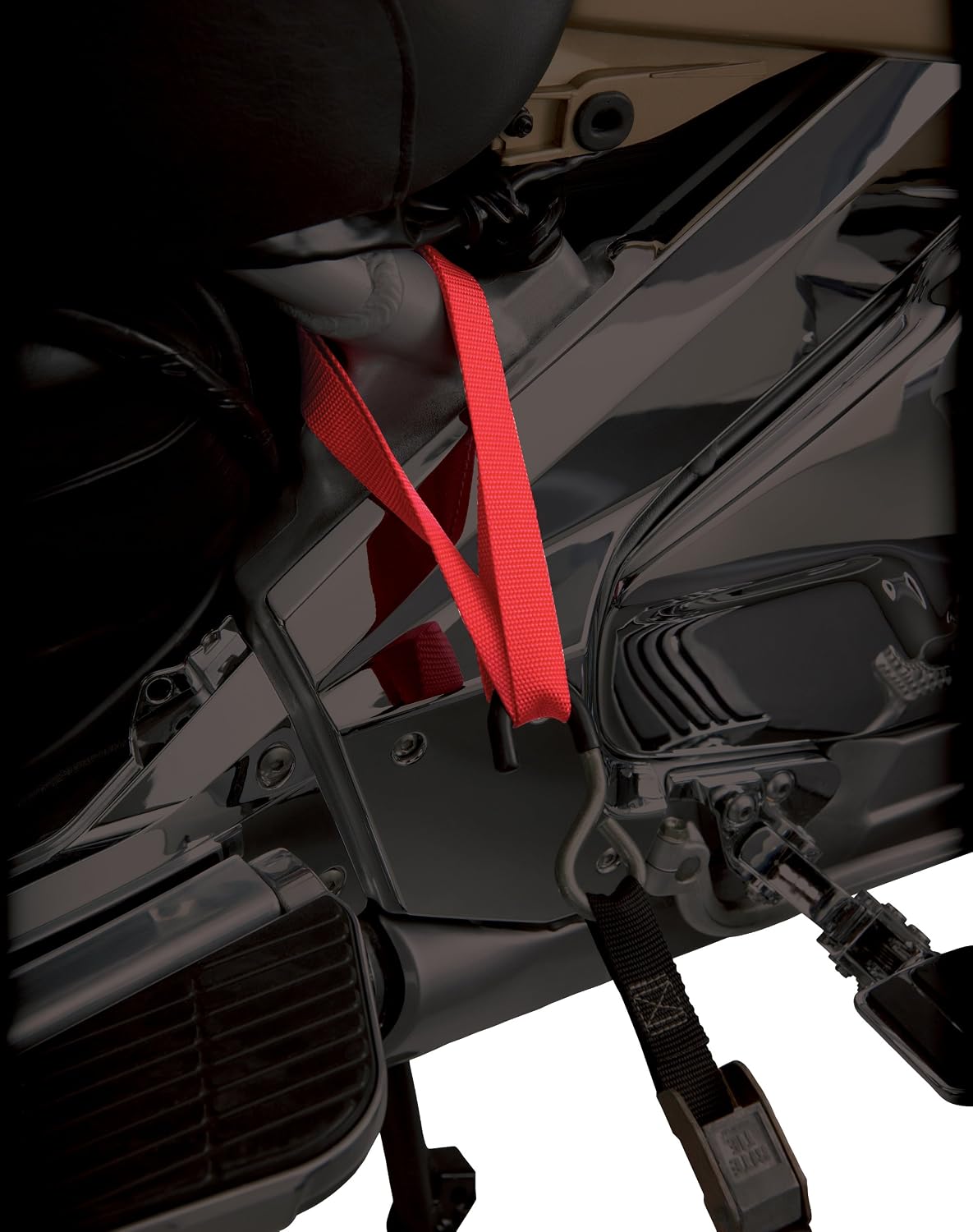 Amarre nylon con lazo rojo 4-238