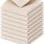 Toallas cocina algodón 12x12pulg cuadros absorbentes